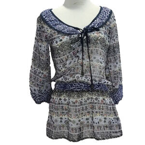 lulumari three quarter elastic waist tie on front